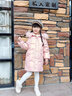 優(yōu)卡緹（YOUKATI）兒童羽絨服女童中長(zhǎng)款2025新款洋氣中大童女孩女大童反季冬裝外套 米白 150 曬單實(shí)拍圖