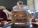艾瑩嘉（Aiyingjia）原礦天然水晶功夫茶具套裝喝茶杯高檔水晶蓋碗茶壺茶具杯家用送禮 一套 280ml 曬單實(shí)拍圖