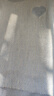 樂(lè )町拼色圓領(lǐng)線(xiàn)套衫女20柔軟寬松圓領(lǐng)針織衫毛衣上衣 融冰藍（現貨） L 曬單實(shí)拍圖