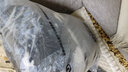 雪中飛（SNOWFLYING）兒童羽絨服中長款男童中大童迷彩拼接加厚童裝保暖外套可脫卸帽 中灰?guī)缀?170 曬單實拍圖