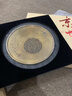 京也純黃銅彩繪圓茶盤高檔輕奢現(xiàn)代家用儲水小茶盤圓形功夫茶托干泡盤 燕來-手繪常喜銅茶盤 曬單實拍圖