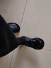 女士小皮鞋女英倫風(fēng)平底樂(lè )福鞋2025新款春秋軟皮系帶休閑單鞋漆皮 黑色啞光 35 曬單實(shí)拍圖