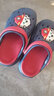 汪汪隊立大功（PAW PATROL）汪汪隊男童洞洞鞋雙色卡通夏天兒童拖鞋包跟沙灘鞋小寶寶護腳涼鞋 3001洞洞鞋紅色毛毛 18 (適合28碼)180碼 曬單實(shí)拍圖