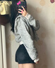 DXOT韓系外套女秋季2025年新款小眾設(shè)計感氣質(zhì)顯瘦小個子短款夾克上衣 【黑杏色】 M 45-55kg 曬單實(shí)拍圖