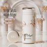 DICAZEE德國品牌女生高顏值保溫杯顯溫便攜隨行咖啡杯鈴蘭花水杯生日禮物 鈴蘭花【陶瓷內(nèi)膽】460ml 曬單實(shí)拍圖