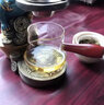 加厚側把公杯分茶器功夫茶具高鵬硅玻璃公道杯茶漏耐熱套裝茶海濾 木把公杯 400ml 1只 曬單實(shí)拍圖