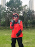 喬丹山神ultra沖鋒衣外套男運動(dòng)風(fēng)衣硬殼戶(hù)外登山防雨水夾克 亮橙色/黑色 【單沖硬殼】 L 曬單實(shí)拍圖