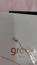 Grace Girl18K金葫蘆項(xiàng)鏈女鉆石K彩金鎖骨鏈玫瑰金吊墜送女友七夕情人節(jié)禮物 （大號(hào)）18K金紅葫蘆項(xiàng)鏈 曬單實(shí)拍圖