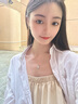 法蔻（farcoko）楓葉傳情項鏈女新款高級感輕奢配飾送人七夕情人節(jié)生日禮物送女友 楓葉項鏈*白金色【精美禮盒】 曬單實拍圖