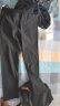 罗蒙（ROMON）商务休闲直筒西裤男抗皱免弹力正装男士裤子XK826 黑32 晒单实拍图