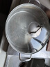 Momscook 不锈钢煲汤锅电磁炉通用火锅复底火锅盆平底双耳汤锅锅具 28x8.5cm 4L火锅（MT2808） 实拍图