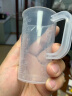 食品级加厚塑料量杯带刻度量筒烘焙奶茶店计量杯烧杯塑料带盖杯子 无盖加厚100ml 实拍图