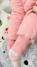G.DUCKKIDS羽絨褲兒童加絨褲子冬季款2023新款中小童保暖褲男女童加厚棉褲 2046-粉色四層夾棉 110 建議身高(95-105) 曬單實拍圖