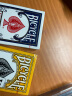 BICYCLE单车扑克牌 创意艺术大字炫彩德州扑克 美国进口 炫彩纸牌 黄色 实拍图
