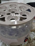領(lǐng)銳（lingrui）煮蛋器迷你小型家用蒸蛋器宿舍小功率自動斷電蒸蛋早餐神器蒸蛋羹1人煮雞蛋機器 粉色雙層-（帯碗） 雙層 曬單實拍圖