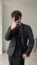 ANDSEEYOU品牌男士羽絨服英倫風(fēng) 冬季新款外套休閑衣服潮流國(guó)潮保暖男裝正 黑色 XL 曬單實(shí)拍圖