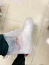美綺爾（MEIQIER）雨衣電動(dòng)車自行車山地車騎行男女學(xué)生兒童專用單人全身防暴雨雨披 白色黑邊（帶書包位款） 2XL 曬單實(shí)拍圖