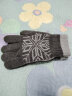 惠寻 京东自有品牌 保暖手套秋冬针织触屏毛线手套男女骑行手套 灰色 实拍图