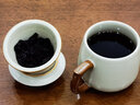 宜杯子 汝窯開片茶杯個(gè)人商務(wù)辦公杯過濾泡茶杯陶瓷水杯茶水分離杯400ml 米黃汝窯天福辦公杯-四件杯 曬單實(shí)拍圖