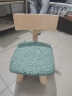 梵俪琳 小凳子家用靠背椅椅子实木木凳板凳宝宝矮凳布艺靠椅矮款小型 39cm高-藏青色-【可拆洗】 实拍图