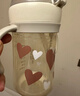 膳魔師嬰兒PPSU水杯學(xué)飲奶瓶小月齡新生兒奶瓶寬口徑吸管奶瓶帶手柄 【18M+】 330ml 彎吸學(xué)飲 曬單實拍圖
