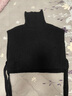 moussy 新品優(yōu)雅斗篷高領(lǐng)針織連衣裙010FAH70-6520 020黑色 S 00001 曬單實(shí)拍圖