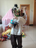 G.DUCKKIDS女童春秋套裝2024新款秋裝貼布熊童裝小童洋氣秋款衛(wèi)衣兒童兩件套 米白色 120碼(建議108-116cm 5-6周歲左 曬單實拍圖