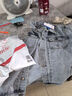 真維斯夾克男2025秋冬潮流刺繡青年工裝長(cháng)袖牛仔外套寬松上衣深藍3XL 曬單實(shí)拍圖
