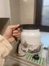 阿首高端老白茶燜茶壺悶泡壺悶茶壺陶瓷內(nèi)膽保溫壺泡茶壺套裝送禮物品 國潮白【陶瓷內(nèi)膽】 1000ml 曬單實拍圖