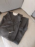 頂瓜瓜保暖內衣情侶款男女柔軟親膚居家外出打底冬秋衣秋褲套裝 深灰 男套裝 4XL 曬單實(shí)拍圖