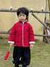 巴拉巴拉寶寶棉服外套2025新款保暖男女童拜年服外出新年兒童紅色加絨上衣 紅色調(diào)00366 100 曬單實拍圖