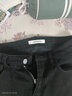 真維斯（JEANSWEST）牛仔褲女士2025冬季高腰顯瘦加絨褲女修身鉛筆小腳褲子黑色加絨27 曬單實(shí)拍圖