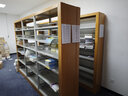 金經(jīng)金屬圖書館書架檔案架鋼制圖書架書店展示架轉印木紋色雙面6層主架 曬單實拍圖