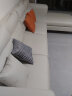 简昕科技布沙发客厅小户型现代简约 三人位奶油风高靠背布艺沙发8045 实拍图
