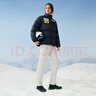 迪桑特（DESCENTE）SKI STYLE 男女同款 瑞士國家隊(duì)合作 光熱轉(zhuǎn)能 蓄溫 短款羽絨服 BK-夜霧黑 XS (160/84A) 曬單實(shí)拍圖
