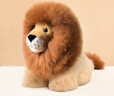 Warmpaca溫暖駝秘魯真羊駝毛玩偶公仔獅子擺件毛絨玩具送禮生日禮物 大獅子 30厘米 曬單實(shí)拍圖