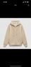 蕉內(nèi)（Bananain）【王一博同款】非常服503Relax男女同款連帽家居衛(wèi)衣外套夾克男裝 【王一博同款】杏卡其 2XL 曬單實(shí)拍圖