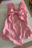 羽克兒童嬰幼兒泳衣小童幼兒寶寶速干連體泳衣套裝蝴蝶結款 110 曬單實(shí)拍圖