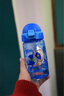 NUBY（努比）新品閃亮輕巧大容量運動水杯防漏便攜兒童吸管杯 閃亮鯊魚 415ml 曬單實拍圖
