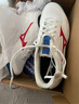 美津濃（MIZUNO）CYCLONE SPEED CN排球鞋綜合室內(nèi)外訓(xùn)練鞋男女款羽毛球鞋乒乓球鞋 白紅藍(lán) V1GA218125 42 =270mm 曬單實(shí)拍圖