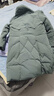 雪中飛長(cháng)款羽絨服女可拆卸狐貍毛領(lǐng)收腰時(shí)尚冬裝外套 果綠色 L 曬單實(shí)拍圖