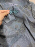 娜愛(ài)緣奶奶裝春秋款中老年人女裝薄款襯衫服裝老人衣服媽媽裝老太太夏裝 藍(lán)色上衣+黑色褲子 3XL 建議125-135斤 曬單實(shí)拍圖