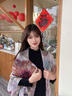瑪麗亞·古琦（MARJA KURKI）絲巾真絲女長巾媽媽禮盒裝桑蠶絲圍巾 送長輩絲綢長絲巾 綻放春天 粉色 曬單實(shí)拍圖