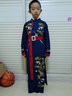 歲歲靚 兒童漢服男兒童漢服男小王爺公子少爺服中國風(fēng)改良唐裝長袍馬褂國學(xué)服 藏青色  帶折扇 140 (適合身高135-145厘米) 曬單實拍圖