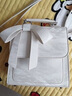 伊梵絡(luò )小眾蝴蝶結雙肩包包女2026新款夏季時(shí)尚學(xué)院風(fēng)背包百搭手提小背包 米白色 曬單實(shí)拍圖