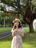 FEISIMI輕奢品牌2025夏季連衣裙女士新款女裝衣服遮肚夏天氣質(zhì)女神范裙子 圖片色 L 曬單實(shí)拍圖