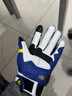 外星蝸牛摩托車(chē)騎行手套新品P8男碳纖維四季防摔機車(chē)賽車(chē)騎士裝備女 藍白 XL 曬單實(shí)拍圖