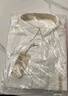 無印良品（MUJI） 男式 法蘭絨 立領(lǐng)長袖襯衫 男士襯衣外套 男裝上衣冬季空調(diào)衫 米白色 M(170/92A) 曬單實拍圖