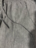 稻草人亞麻褲男士夏季薄款中國風(fēng)寬松闊腿九分褲潮牌棉麻透氣小腳哈倫褲 灰色 2XL 曬單實(shí)拍圖