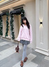 森馬（Semir）迪士尼米奇系列外套女連帽寬松2025春季新款刺繡夾克松弛顯瘦廓形 橡皮粉61216【俏皮粉】 M 160/84A 曬單實(shí)拍圖